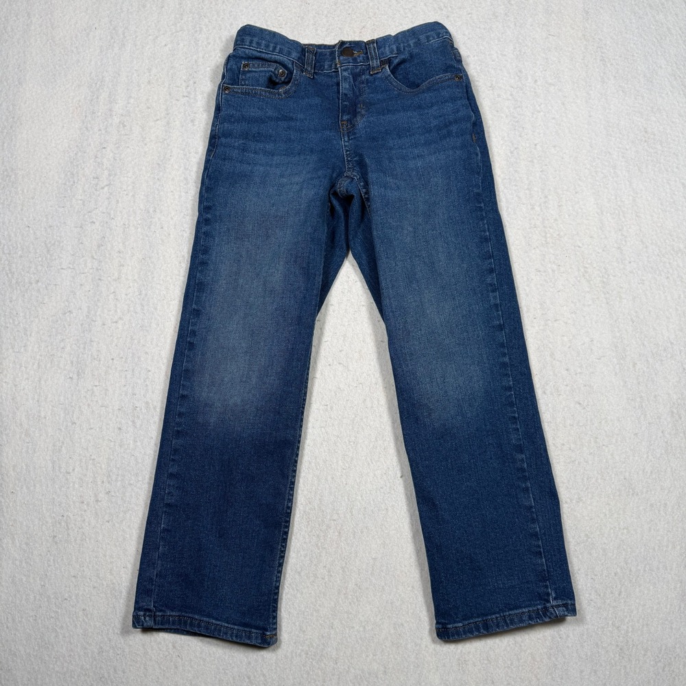 Wonder Nation Boys Relaxed Fit Jeans Medium Wash Blue Denim Size 8